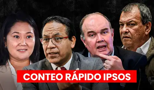 Keiko Fujimori lidera los votos y hay un empate entre 3 candidatos en el segundo lugar, según IPSOS. Foto: composición Jazmin Ceras/ La República.