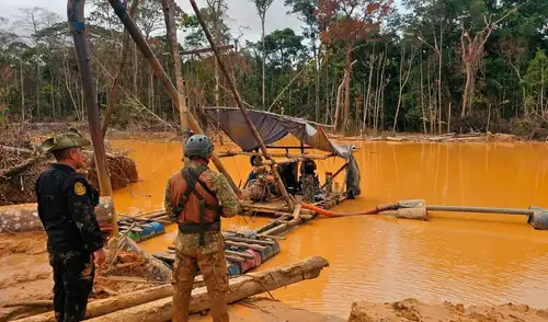 La operación permitió debilitar las acciones de las redes criminales que depredan la Amazonía