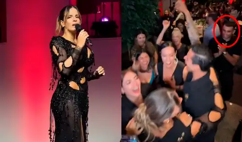 Alejandra Baigorria agradece a Said Palao durante premiación en España y hace mea culpa por excesivo trabajo: “No estuve junto a él”