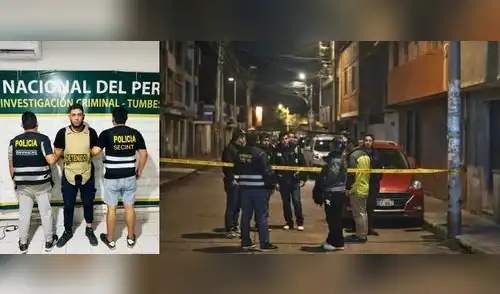 Sospechosos detenido en Tumbes cuando huía a Velezuela tras crimen de una paraguaya, según la PNP. Sospechosos detenido en Tumbes cuando huía a Velezuela tras crimen de una paraguaya, según la PNP.