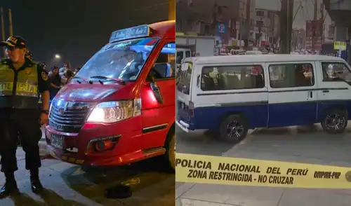 La violencia contra el transporte público en Lima dejó dos víctimas fatales en Barrios Altos. El chofer y un pasajero murieron tras un ataque armado en una cúster de "Los Moraditos". La violencia contra el transporte público en Lima dejó dos víctimas fatales en Barrios Altos. El chofer y un pasajero murieron tras un ataque armado en una cúster de "Los Moraditos".