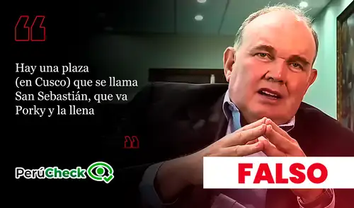 Imágenes de Nacional Callao TV revelan amplias zonas vacías en la plaza mientras el candidato daba su discurso. Esto contradice la versión del candidato sobre una multitud. Imágenes de Nacional Callao TV revelan amplias zonas vacías en la plaza mientras el candidato daba su discurso. Esto contradice la versión del candidato sobre una multitud.