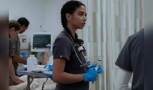 Hollard en una escena de la serie.