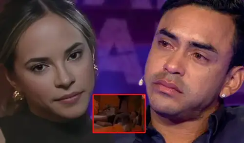 Diego Chávarri y su novia