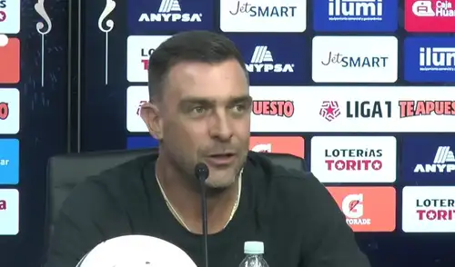 Pablo Guede destacó el nivel de los jugadores de Alianza Lima en la goleada ante Cusco FC. Foto: Jax Latin Media/composición LR