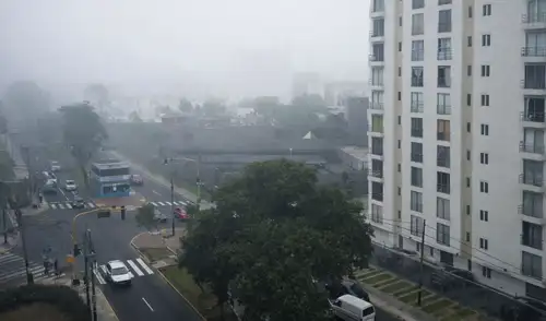 Vientos intensos y neblina en la costa peruana hasta el jueves