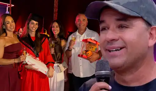 Roberto Martínez demostró el cercano vínculo que tiene con Flavia Ramos, hija de Melissa Loza.