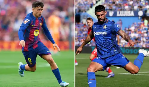 Barcelona y Getafe se enfrentan por la fecha 32 de LaLiga de España. Foto: LaLiga/composición LR