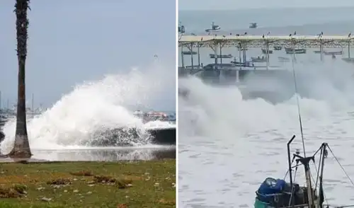 Oleaje anómalo en el litoral peruano genera olas de mayor altura y restricciones en actividades marítimas.