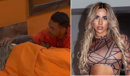 Diego Chávarri consuela a Gabriela Herrera tras ser expuestos en La Granja VIP Perú