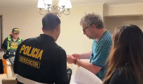 Autoridades realizaron el allanamiento en la vivienda de Piero Corvetto durante la investigación por las elecciones generales.