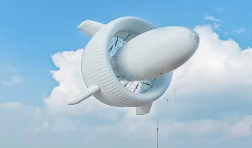 En Sichuan, China, una innovadora turbina eólica voladora, S2000 SAWES, promete revolucionar la generación eléctrica al flotar en el aire y aprovechar vientos de gran altitud.