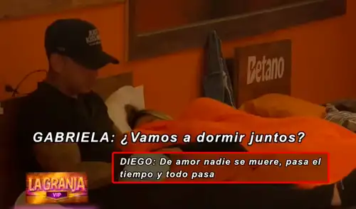 Diego Chávarri y Gabriela Herrera siguen con sus coqueteos en 'La granja VIP'.