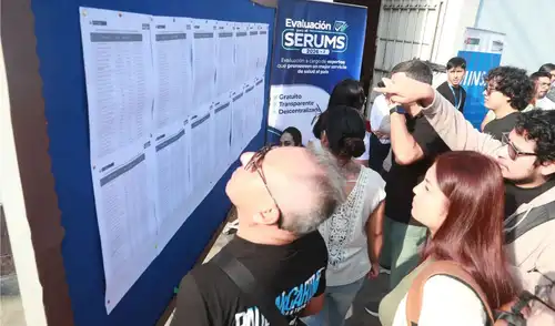 Ministerio de Salud publica resultados finales de evaluación para el SERUMS 2026-I a nivel nacional