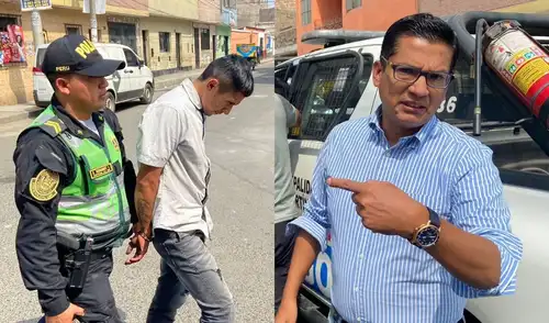 La inseguridad en San Martín de Porres se evidenció cuando el alcalde Hernán Sifuentes detuvo a un presunto ladrón que robó un celular a un adulto mayor, durante una persecución por las calles.
