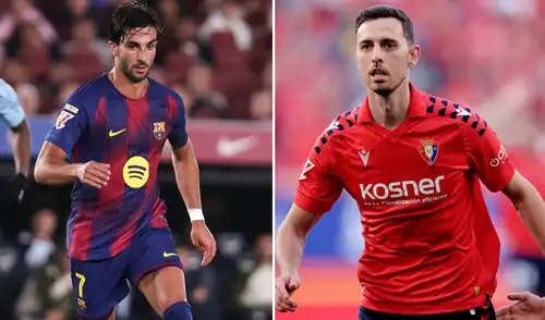 Barcelona y Osasuna se enfrentan por la fecha 34 del fútbol español. Foto: LaLiga/composición LR