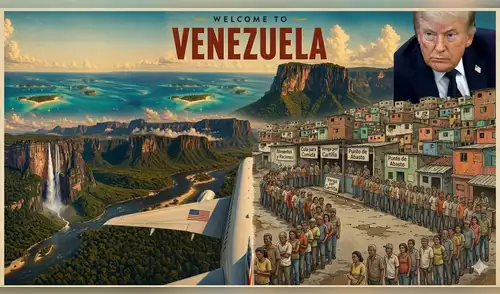 TRUMP ENTRA A VENEZUELA