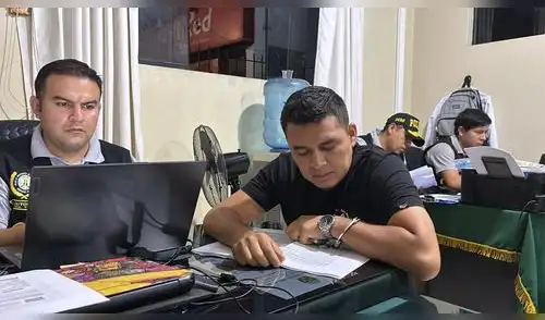 Uno de los cuatro policías detenidos por extorsión y organización criminal.