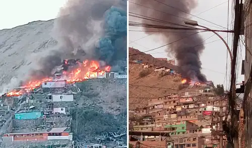 Incendio consume varias viviendas en Independencia