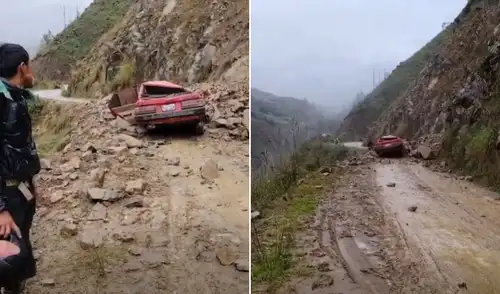 Lluvias intensas provocan huaicos y bloqueos en carreteras de la región