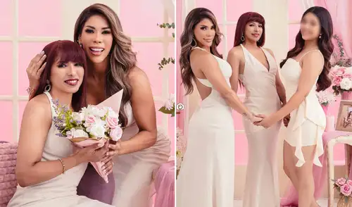 Karen Dejo y su mamá