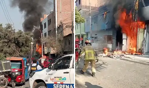 Incendio en San Juan de Lurigancho