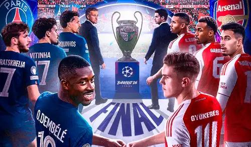 PSG vs Arsenal: día, hora y canal de TV para ver la gran final de la Champions League