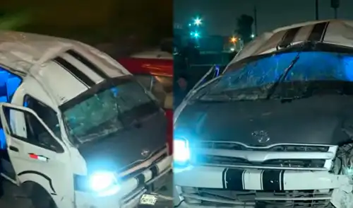 La persecución culminó en un accidente de tránsito en la Vía de Evitamiento.