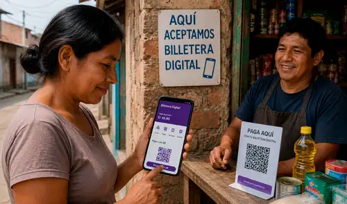 Crecimiento del uso de billeteras digitales entre la población en pobreza: INEI reporta un incremento del 21,4%.