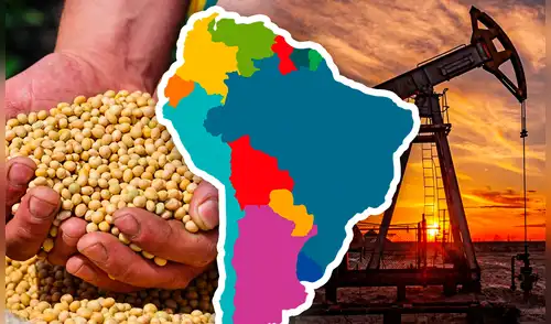 Estos sectores clave —soja, petróleo, hierro y carne— reflejan el crecimiento sostenido de Brasil. Foto: Composición LR. Brasil, América Latina, soja, petróleo, hierro, carne