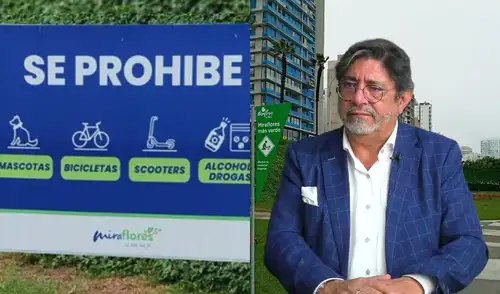 La Municipalidad de Miraflores retiró un cartel que prohibía el ingreso de mascotas en el parque María Reiche, generando controversia entre los usuarios en redes sociales.