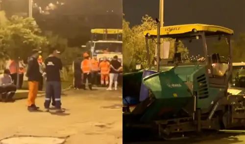 Un ataque a trabajadores de una obra municipal en Comas dejó un obrero fallecido y otro herido, quienes fueron trasladados al Hospital Nacional Sergio E. Bernales.