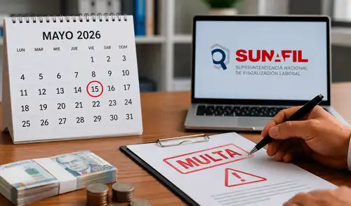 Empresas deben depositar CTS antes del 15 de mayo o enfrentarán sanciones, advirtió Sunafil.