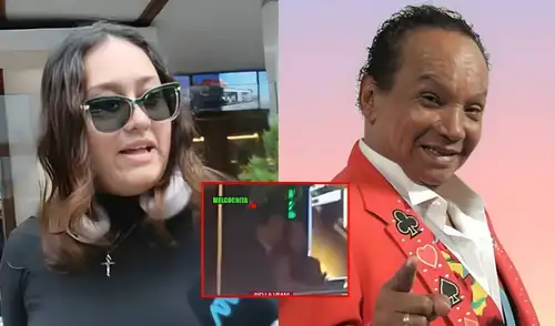 Melcochita fue ampayado por cámaras de 'Magaly TV, la firme'.