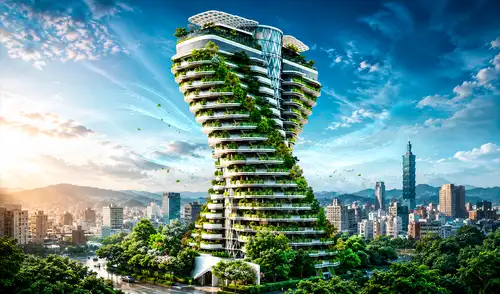El Tao Zhu Yin Yuan, un edificio residencial sostenible en Taiwán, fue inaugurado en 2018.