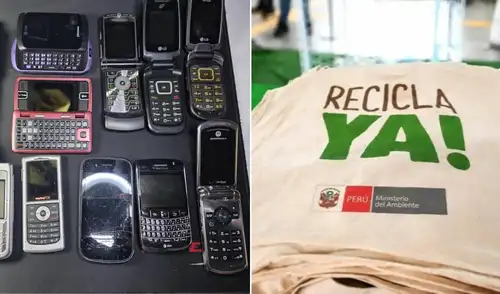 Ministerio del Ambiente, reciclatón móvil, reciclaje movil, celulares, laptop