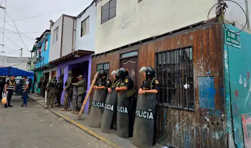La intervención se ejecutó en la madrugada y resultó en la detención de 9 miembros de la banda criminal.