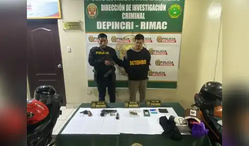Detenido por herir a balazos a dos policías en el Rímac.