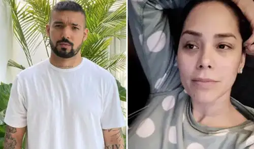 Karen Schwarz y Ezio Oliva llevan juntos 15 años y ahora radican en España.