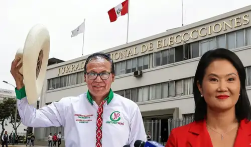 La decisión fue anunciada a través de una ceremonia solemne en el JNE. Foto:Composición/LR