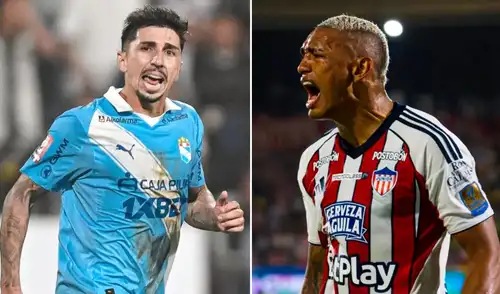 Sporting Cristal y Junior se enfrentarán en Colombia por la Copa Libertadores. Foto: Liga 1/Libertadores/composición LR