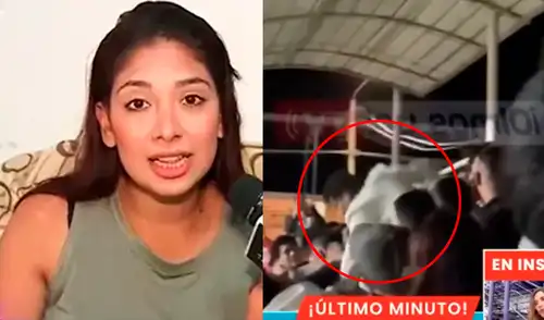 Janeth Cachay se mostró molesta por agresión a su padre.