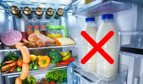 leche, no guardar la leche, por qué no guardar la leche en el refrigerador