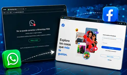 Este martes 19 de mayo, usuarios reportaron fallas en WhatsApp Web, que redirige a pantallas de inicio de sesión de Facebook sin previo aviso.