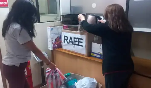Este esfuerzo busca fomentar la cultura ambiental dentro de la institución y combatir la contaminación. Fuente: difusión.