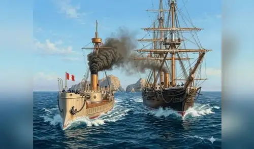 El 21 de mayo de 1879 ocurrió una batalla naval de Iquique. El 21 de mayo de 1879 ocurrió una batalla naval de Iquique.