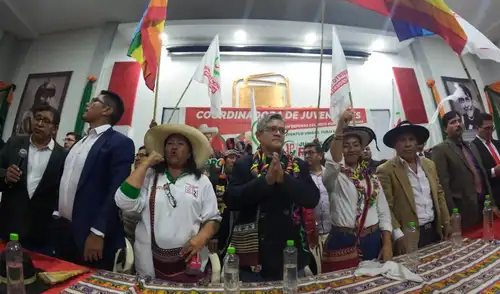 El exfiscal llegó hasta Arequipa como parte de la campaña de Roberto Sánchez. Foto: LR