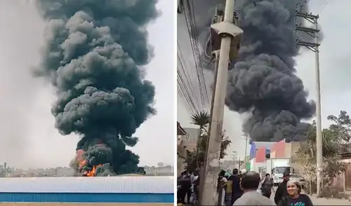 Incendio en Ate Incendio