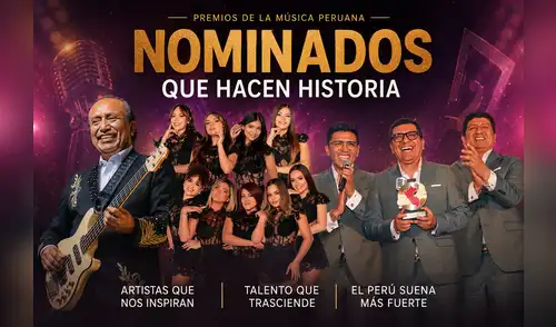 Premios Cape Música 2026: Corazón Serrano, Grupo 5, Agua Marina, Daniela Darcourt y más artistas peruanos fueron nominados