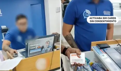 PNP captura a trabajador de telefonía que activaba chips de forma ilegal con datos de clientes: eran utilizados para extorsión y fraude informático